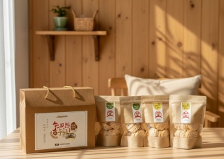 홍의장군 누룽지 단품 2,500원/100g 세트 11,000원/100g*4개 메인페이지 미리보기